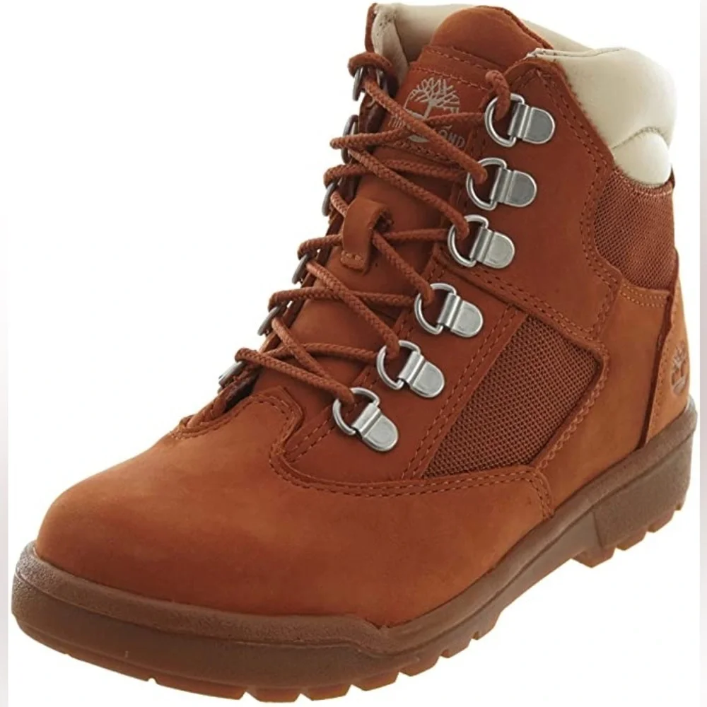 TIMBERLAND 6 IN L/F FLD BT YOUTH’S - NB‎ DK ORG | NEW/NIB!!🤎🤎
